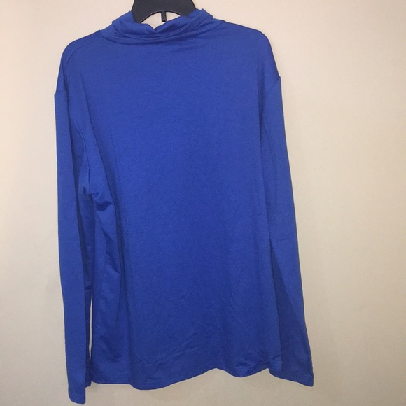 Blue long sleeve cozy turtleneck top XXL - Picture 2 of 7